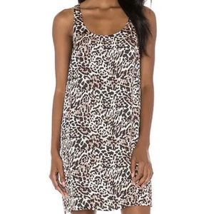Nation LTD Black and Brown Sleeveless Scoop Neck Sundress